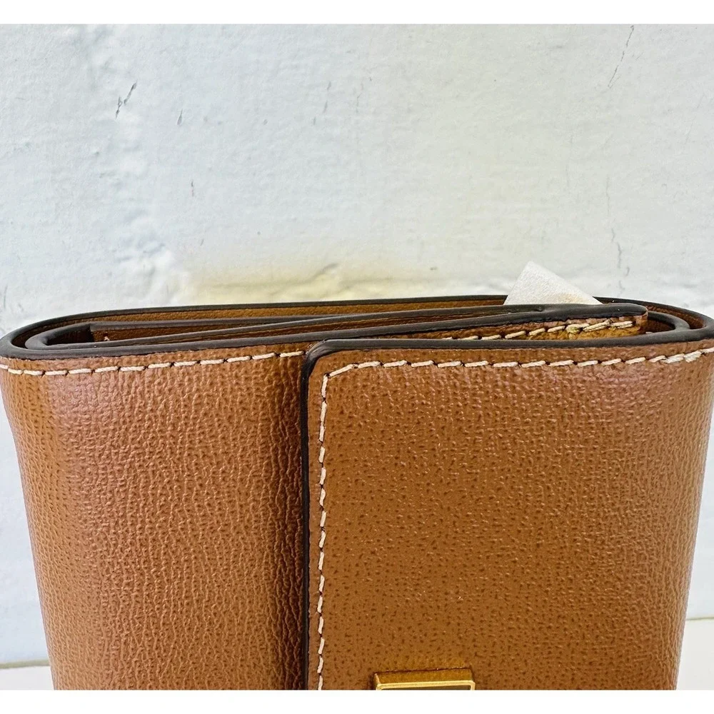 NWT‎ Kate Spade Bifold Flap Wallet All Spice Cake Snap Closure Zip Coin Pouch